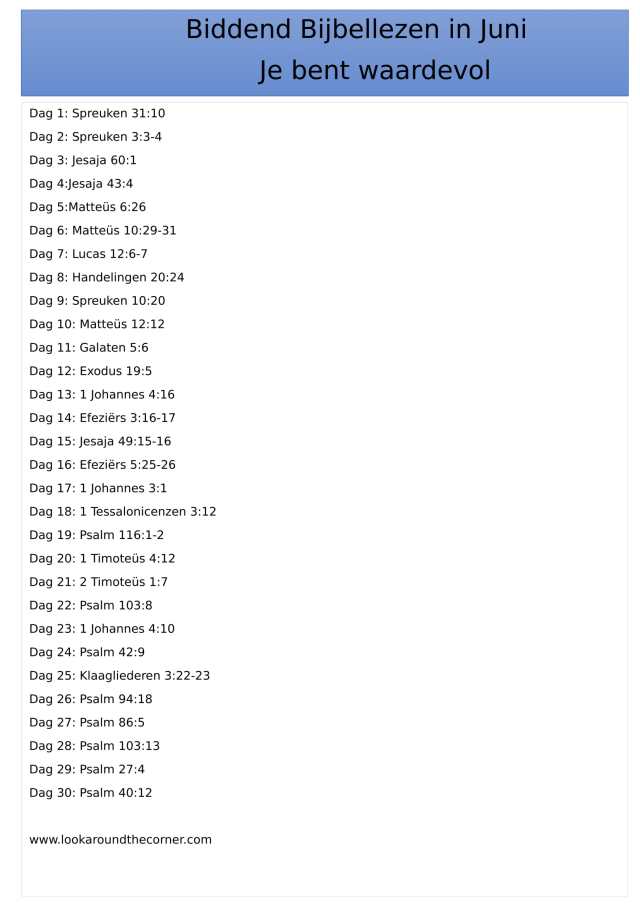 BiddendBijbellezenJuni-1