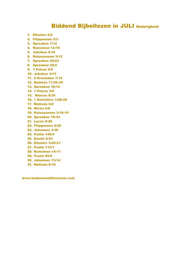 biddendbijbellezen juli
